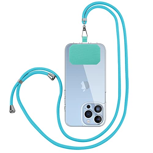 Drucilla Handykette Universal Abnehmbar, Unisex Handyhülle Kette Lanyard, Handyband zum Umhängen, Handy Kette Einstellbar mit Kordel & Pad, Schlüsselband für alle Smartphones Hüllen, Minzgrün Drucilla Handykette Universal Abnehmbar, Unisex Handyhülle Kette Lanyard, Handyband zum Umhängen, Handy Kette Einstellbar mit Kordel & Pad, Schlüsselband für alle Smartphones Hüllen, Minzgrün von Drucilla