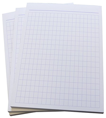 16x Notiz-Block - rautiert in Blau - 50 Blatt DIN A6 Format (22301) von Druckerei Scharlau