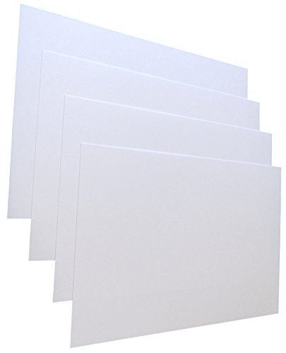 200x Deckblatt Leinenstruktur (BEIDSEITIG), DIN A4, Bastelkarton, verschiedene Mengen, weiß 246g/m² (22756) von Druckerei Scharlau