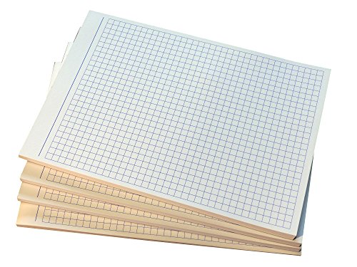 3x Notizblocks kariert in BLAU - Notizen - 50 Blatt, DIN A5, 50 Blatt, Qualitäts-Offset-Papier 80g/m² (22364) von Druckerei Scharlau