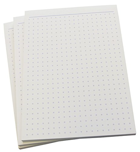 Druckerei Scharlau 16x Notizblock - gepunktet in BLAU - 50 Blatt - Staffelpreise verfügbar - DIN A6 Format (22302) von Druckerei Scharlau