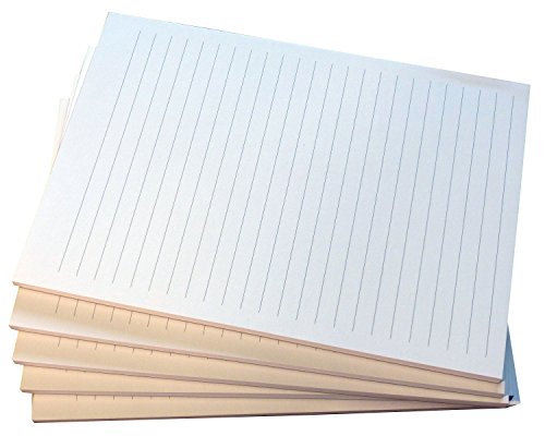 Druckerei Scharlau 18x Notiz-Block liniert in Grau - Notizen Linie - 50 Blatt, DIN A5, 50 Blatt, Qualitäts-Offset-Papier 80g/m² (22210) von Druckerei Scharlau