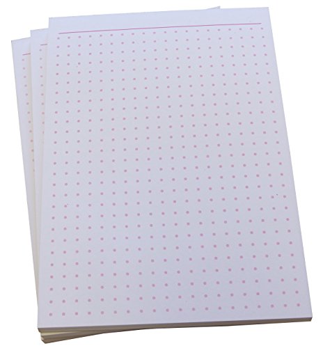 Druckerei Scharlau Notizblock - gepunktet in PINK - 50 Blatt - Staffelpreise verfügbar - DIN A6 Format (22390) von Druckerei Scharlau