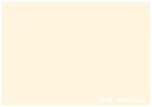 Tonkarton - Tonpapier - Tonzeichenpapier - 100 Blatt DIN A3-160g/m² Farbe: Atoll-elfenbein von Druckerei Scharlau