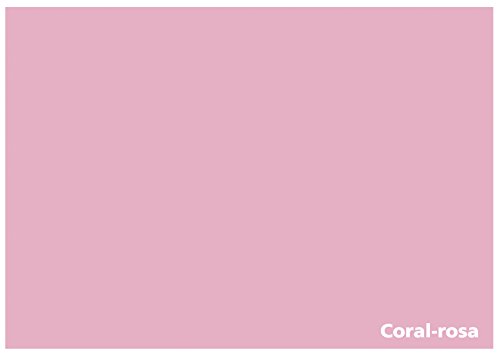 Tonkarton - Tonpapier - Tonzeichenpapier - 100 Blatt DIN A3-160g/m² Farbe: Coral-rosa von Druckerei Scharlau
