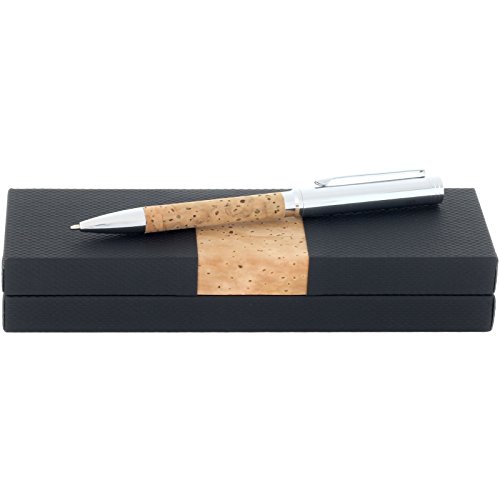 Druckspezialist Kugelschreiber Fria mit Kork Metall mit Gravur Namen Text Druckspezialist Kugelschreiber Fria mit Kork Metall mit Gravur Namen Text von Druckspezialist
