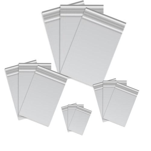 300 LDPE Druckverschlussbeutel, ZIP Beutel, 120 x 170 mm transparent von Druckverschlussbeutel