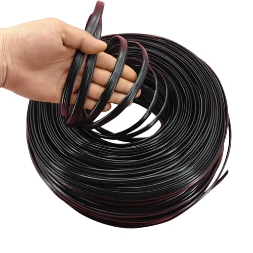 DryiC Kunststoff Schweißstäbe Schweißdraht Verschweißen HD-PE-Material Geeignet Für Industrielles Schweißen, Schwarz,Length:10meters von DryiC