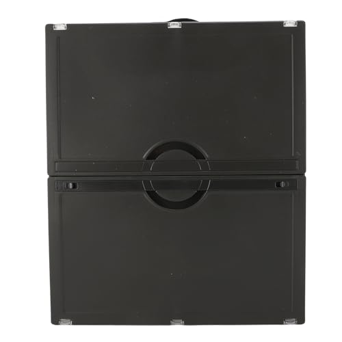 Dsacxixai Boite Rangement, Sous le Lit Caisse de Rangement avec Couvercle Plastique Pliable pour Vêtements, Jouets et Livres (Black) von Dsacxixai