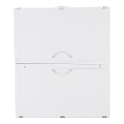 Dsacxixai Boite Rangement, Sous le Lit Caisse de Rangement avec Couvercle Plastique Pliable pour Vêtements, Jouets et Livres (White) von Dsacxixai