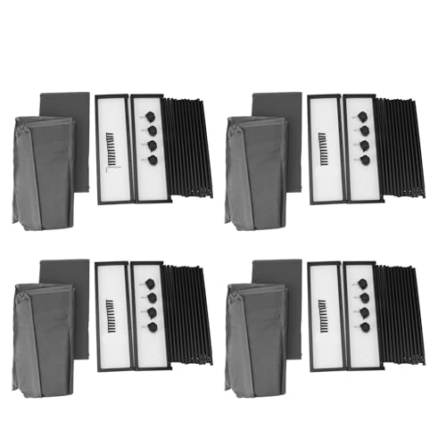 Dsacxixai Boite Rangement, économie D’espace Facile Retirer Polyvalent Boite Rangement sous Lit pour Vêtements Literie Livres (4pcs) von Dsacxixai