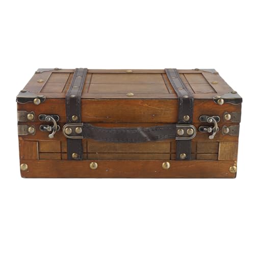 Dsacxixai Boite Rangement, en Bois Portable Vintage en Détresse Multifonctionnel Caisse de Rangement pour Vêtements, Jouets, Photo, Prop (Large) von Dsacxixai