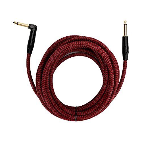 Dsacxixai Kabelbuchse, 6m 6,35 mm Gitarre Elektrisches Jackkabelkabel für Bühnen- und Studioumgebungen (JD6217) von Dsacxixai