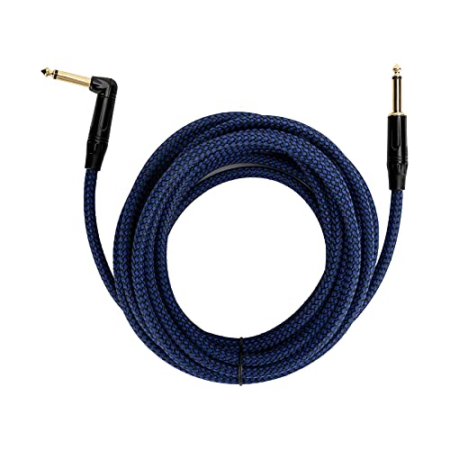 Dsacxixai Kabelbuchse, 6m 6,35 mm Gitarre Elektrisches Jackkabelkabel für Bühnen- und Studioumgebungen (JD6218) von Dsacxixai