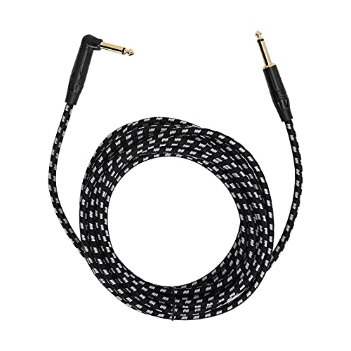 Dsacxixai Kabelbuchse, 6m 6,35 mm Gitarre Elektrisches Jackkabelkabel für Bühnen- und Studioumgebungen (JD6220) von Dsacxixai