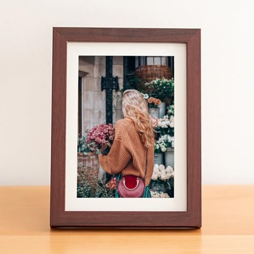 Dsnyu Bilderrahmen 20X25, Picture Frames Vintage Rotes Holz Rechteck MDF und Glas Horizontal/Vertikal für Tischplatte Geburtstag Geschenk Dsnyu Bilderrahmen 20X25, Picture Frames Vintage Rotes Holz Rechteck MDF und Glas Horizontal/Vertikal für Tischplatte Geburtstag Geschenk von Dsnyu