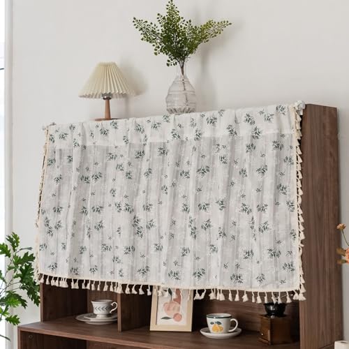 Dsnyu Kurzgardine Küche, Scheibengardinen Hellgraugrün Baumwolle Bistrogardinen Lila Blüten mit Quasten 1 Stück B 140 x H 80 cm Dsnyu Kurzgardine Küche, Scheibengardinen Hellgraugrün Baumwolle Bistrogardinen Lila Blüten mit Quasten 1 Stück B 140 x H 80 cm von Dsnyu