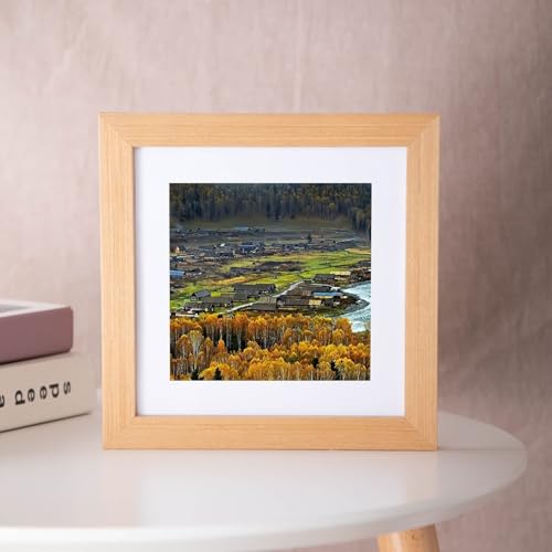 Dsnyu Picture Frame Square, Bilderrahmen Holz Modern 13X13cm Aus MDF Vertikal für Tischplatte Wohnzimmer Dekoration Dsnyu Picture Frame Square, Bilderrahmen Holz Modern 13X13cm Aus MDF Vertikal für Tischplatte Wohnzimmer Dekoration von Dsnyu