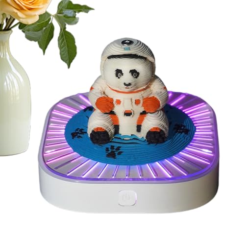 Dtaigou 3D Notizblock 2026 - Panda Papier Kunst Block Notizen Täglich Monatlich Jährlich Totzeit | 3D Memoblock Zeitstück Kalender, Berührungsaktiviertes Licht - für Wand Schreibtisch Büro Haus Dtaigou 3D Notizblock 2026 - Panda Papier Kunst Block Notizen Täglich Monatlich Jährlich Totzeit | 3D Memoblock Zeitstück Kalender, Berührungsaktiviertes Licht - für Wand Schreibtisch Büro Haus von Dtaigou