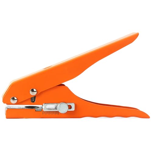 Dtaigou Einzellochpunsch, Kantenbänder Trimmer | Randbanding -Stanzzange,Verstellbares Handwerkzeugwerkwerkzeug 8mm Stanzzange für Papierkarten und Hardfilm von Dtaigou
