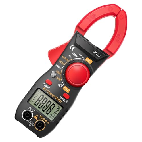 Dtaigou Elektrometer Tester, Klemme am Amp -Messgerät - 500A Digital Smart Multimeter,AMP -Spannungstester, Live -Draht -Test, Wechselstromspannung, Wechselstrom, Elektriker -Werkzeuge, NCV für den von Dtaigou