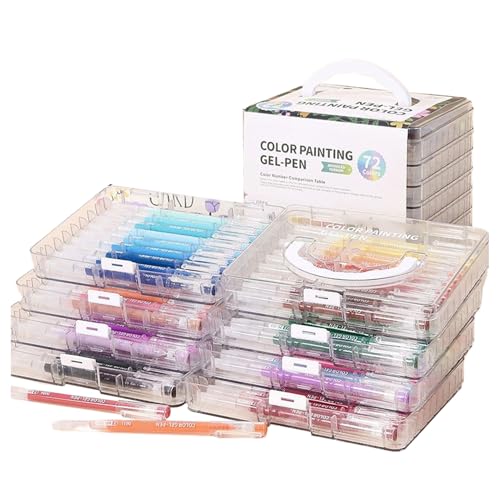 Dtaigou Farbige Gelstifte, Scrapbook Marker, Bunt Schreibset Mit Großer Tintenkapazität & Glatter Schrift Für Kinder Und Erwachsene Zum Zeichnen Kritzeln Kunst Gestalten & Scrapbooks Mit Dtaigou Farbige Gelstifte, Scrapbook Marker, Bunt Schreibset Mit Großer Tintenkapazität & Glatter Schrift Für Kinder Und Erwachsene Zum Zeichnen Kritzeln Kunst Gestalten & Scrapbooks Mit von Dtaigou