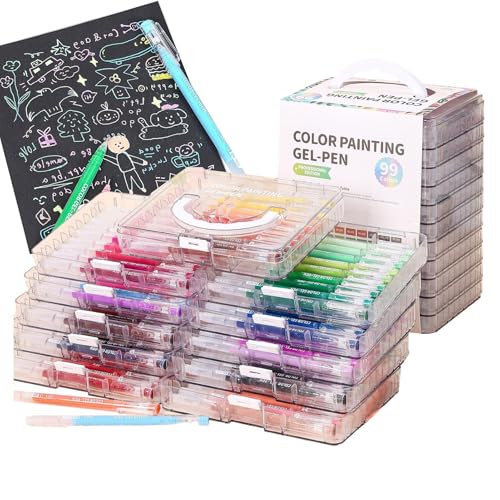 Dtaigou Gelstifte | Doodling Marker,Bunt Schreibset Mit Großer Tintenkapazität & Glatter Schrift Für Kinder Und Erwachsene Zum Zeichnen Kritzeln Kunst Gestalten & Scrapbooks Mit Aufbewahrungsbox Dtaigou Gelstifte | Doodling Marker,Bunt Schreibset Mit Großer Tintenkapazität & Glatter Schrift Für Kinder Und Erwachsene Zum Zeichnen Kritzeln Kunst Gestalten & Scrapbooks Mit Aufbewahrungsbox von Dtaigou