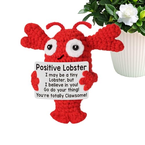 Dtaigou Inspirierender Häkeln Positives, positiver handgefertigter Häubster - Woll -Woll -Strick -Spielzeugdekoration - Inspirierende für Kolleere Mutter Freunde Teenager Freunde Familie Dtaigou Inspirierender Häkeln Positives, positiver handgefertigter Häubster - Woll -Woll -Strick -Spielzeugdekoration - Inspirierende für Kolleere Mutter Freunde Teenager Freunde Familie von Dtaigou