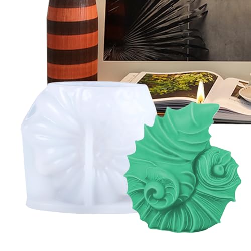 Dtaigou Silikonformen Für Kerzen - Epoxidharz Gießformen - Einfache Entnahme Hitzebeständige Muschelform Für Seifenbacken, Fondantgestaltung Und Kerzenherstellung Dtaigou Silikonformen Für Kerzen - Epoxidharz Gießformen - Einfache Entnahme Hitzebeständige Muschelform Für Seifenbacken, Fondantgestaltung Und Kerzenherstellung von Dtaigou