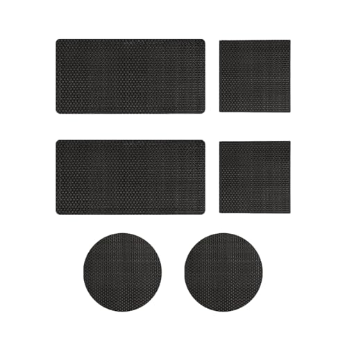Dtaigou Trampolin Reparatur-Set | Selbstklebender Reparatur-Patch Für Risse | Quadratische Rechteckige Runde Klebebänder Selbstklebend Zubehör Zur Reparatur Von Rissen Und Löchern von Dtaigou