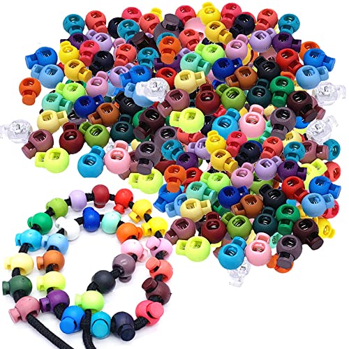 Dtoterul Bunt Kordelstopper 100 Stücke Einzelne Loch Federschnurschlösser Kordelklemme Federschnurschlösser Kordelklemme Rund Schnürsenkel Stopper kordelstopper für Kordelzug Bekleid Rucksack Dtoterul Bunt Kordelstopper 100 Stücke Einzelne Loch Federschnurschlösser Kordelklemme Federschnurschlösser Kordelklemme Rund Schnürsenkel Stopper kordelstopper für Kordelzug Bekleid Rucksack von Dtoterul