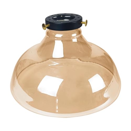 Dualoai Ersatzglasschirm für E27/E26 Lampen, 9,57 Zoll Durchmesser, Braun Dualoai Ersatzglasschirm für E27/E26 Lampen, 9,57 Zoll Durchmesser, Braun von Dualoai