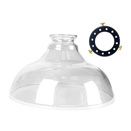 Dualoai Ersatzglasschirm für E27/E26 Lampen, 9,57 Zoll Durchmesser, Transparent Dualoai Ersatzglasschirm für E27/E26 Lampen, 9,57 Zoll Durchmesser, Transparent von Dualoai