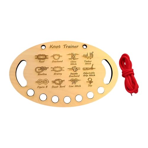 Dualoai Knotenbrett Knoten Binden Lernen Knotentrainingsbrett Holz mit Seil Praktische Bastelanleitung Knoten Binden Lernen Dualoai Knotenbrett Knoten Binden Lernen Knotentrainingsbrett Holz mit Seil Praktische Bastelanleitung Knoten Binden Lernen von Dualoai