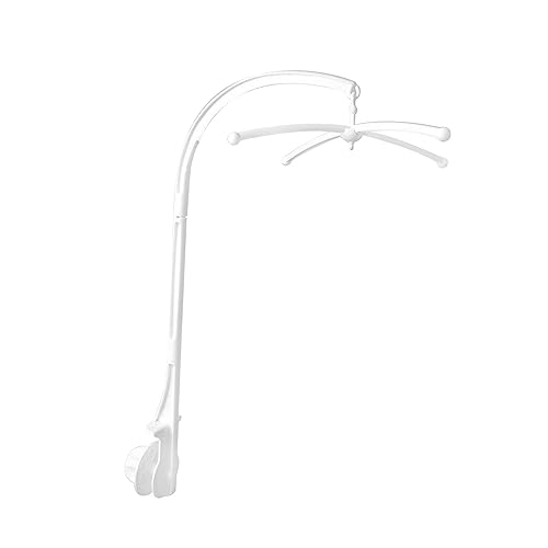 Dualoai Verstellbare Halterung, Bettglocke, Halter, Stabile, Bewegliche Dekorationshalterung, Drehbarer Babybetthalter, Kinderbett Mobile, für Mädchenbett, Ki Dualoai Verstellbare Halterung, Bettglocke, Halter, Stabile, Bewegliche Dekorationshalterung, Drehbarer Babybetthalter, Kinderbett Mobile, für Mädchenbett, Ki von Dualoai