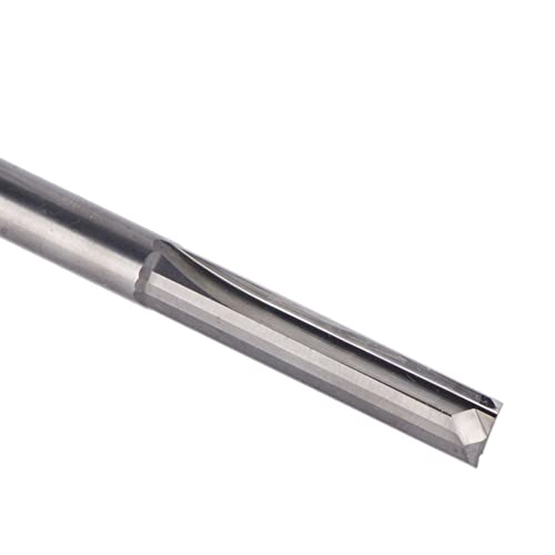 Hochpräziser Schaftfräser aus Wolframkarbid – 2-schneidiger gerader Schlitzfräser for CNC-Fräser, 3,175 mm – 8 mm Schaft, 1 Stück(ST2F-D3.1-L22) von DuanXing