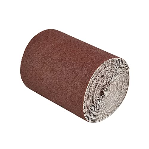 Schmirgelleinen-Schleifpapierrolle, 100 mm x 10 m | Nass-/Trockenschleifen for Holz, Metall und Autos | 60–800er Körnung, Textilrückseite(600grit) von DuanXing