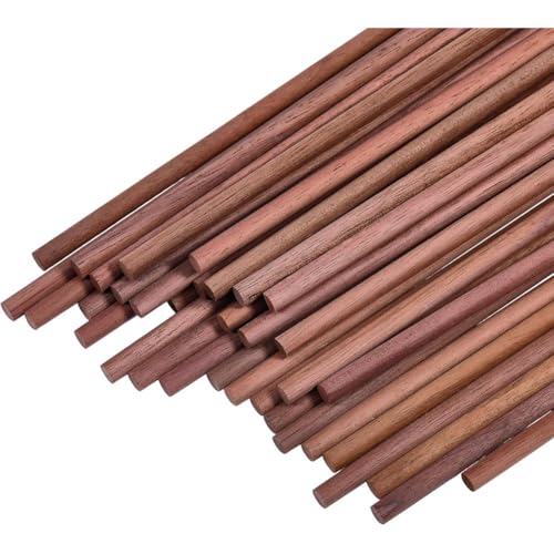 Duanthry Holzschalen aus Holz 36 Stück unfertige runde Stäbchen für das geschnitzte Modell Herstellung von Makramee aus Holz Duanthry Holzschalen aus Holz 36 Stück unfertige runde Stäbchen für das geschnitzte Modell Herstellung von Makramee aus Holz von Duanthry