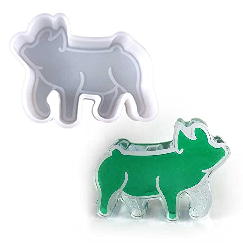 Duawenki Silikonform in Schweineform für die Herstellung von Seife, Aromaperlen, Auto-Kerzenanhänger, Harz Duawenki Silikonform in Schweineform für die Herstellung von Seife, Aromaperlen, Auto-Kerzenanhänger, Harz von Duawenki