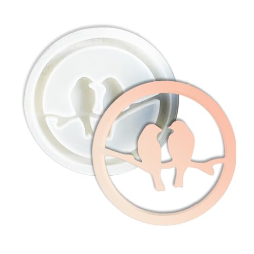 Duawenki Silikonform mit Vogelkranz, für die Herstellung von Seife, Aromaperlen, Autofrische, Anhänger, Kerzen Duawenki Silikonform mit Vogelkranz, für die Herstellung von Seife, Aromaperlen, Autofrische, Anhänger, Kerzen von Duawenki