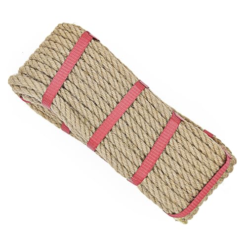 Dubest Juteseil 10MM 20M Hanfseil Natur Juteschnur Jutegarn Tauwerk Paketschnur Dicke Jutekordel für Bündelung Tauziehen Bündel Garten Dekorationen Kratzbaum Dubest Juteseil 10MM 20M Hanfseil Natur Juteschnur Jutegarn Tauwerk Paketschnur Dicke Jutekordel für Bündelung Tauziehen Bündel Garten Dekorationen Kratzbaum von Dubest
