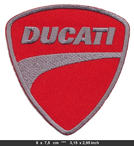 Ducati Patch Aufnäher Aufbügler Motorrad Monster Diavel Italy Moto GP DUC02 von Ducatisti