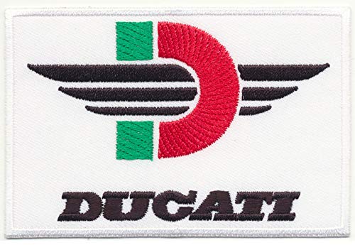 Patch Ducati Aufnäher Aufbügler Motorrad Monster Diavel Italy Moto GP DUC01 von Ducatisti