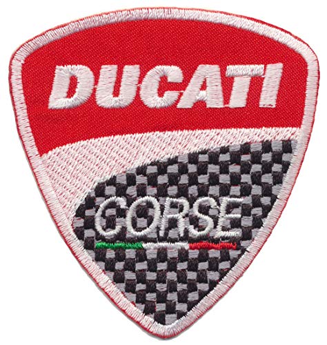 Patch Ducati Corse Aufnäher Motorrad Monster Diavel Italy TURBOVERSAND von Ducatisti