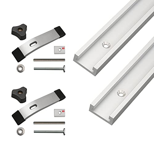 Duchunsheng 2Pcs Arführung Aluminium Track Schwerlast Gehrungsschiene 300 500 1000 1200mm T-Schienenschlitz-Vorrichtung, T-nut Schiene Gerade Kante Mit Skala Gehrung, Aluminiumlegierung Duchunsheng 2Pcs Arführung Aluminium Track Schwerlast Gehrungsschiene 300 500 1000 1200mm T-Schienenschlitz-Vorrichtung, T-nut Schiene Gerade Kante Mit Skala Gehrung, Aluminiumlegierung von Duchunsheng