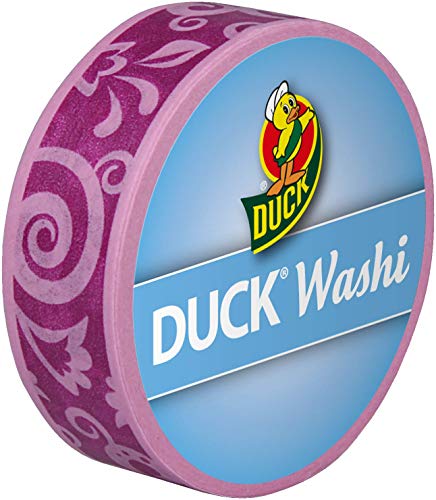 Duck Washi Band - extra dünnes Klebeband zum verpacken und dekorieren Purple Cirrus, 15 mm x 10 m Duck Washi Band - extra dünnes Klebeband zum verpacken und dekorieren Purple Cirrus, 15 mm x 10 m von Duck