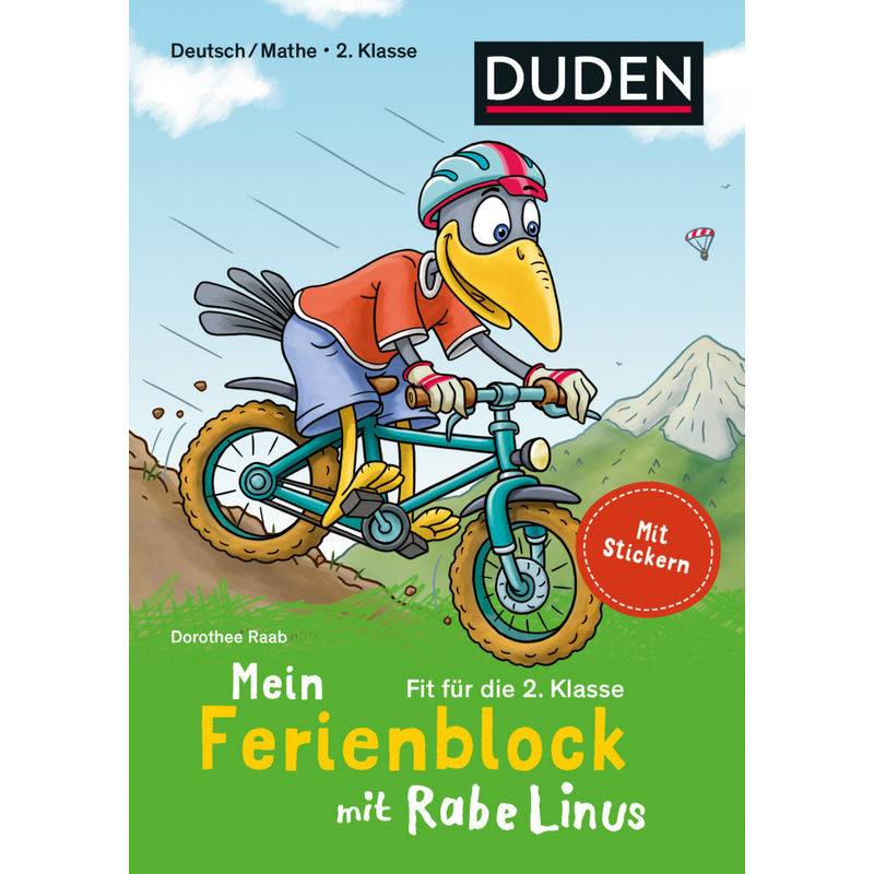 Mein Ferienblock Mit Rabe Linus - Fit Für Die 2. Klasse - Dorothee Raab, Kartoniert (TB) von Duden / Bibliographisches Institut