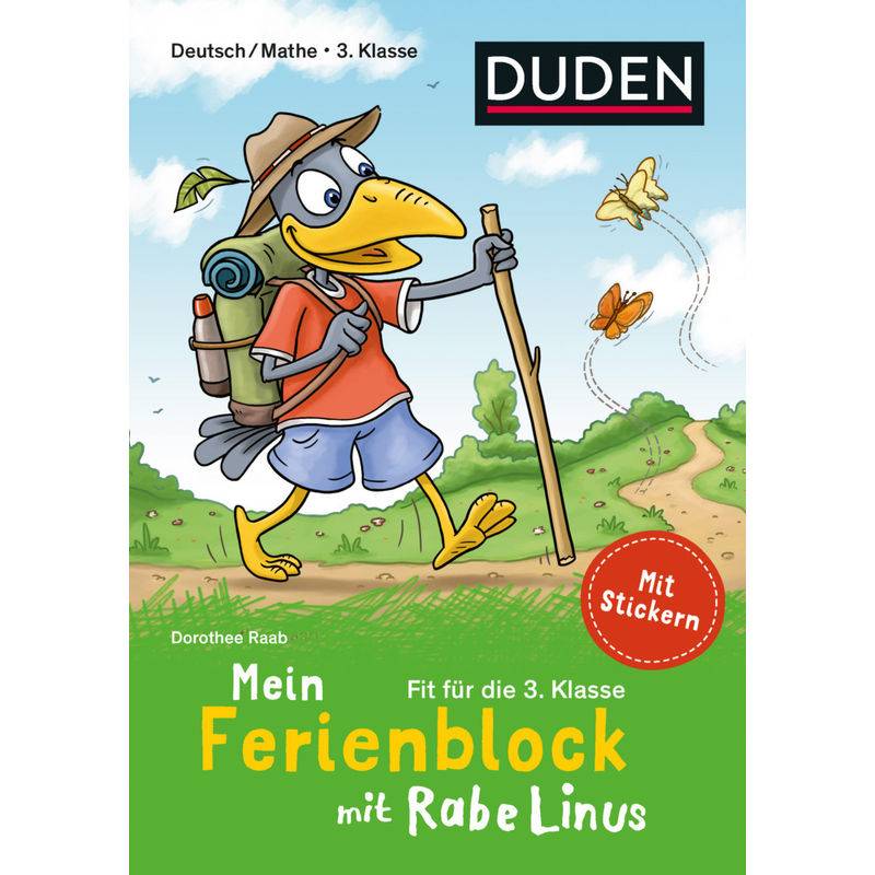 Mein Ferienblock Mit Rabe Linus - Fit Für Die 3. Klasse - Dorothee Raab, Kartoniert (TB) von Duden / Bibliographisches Institut