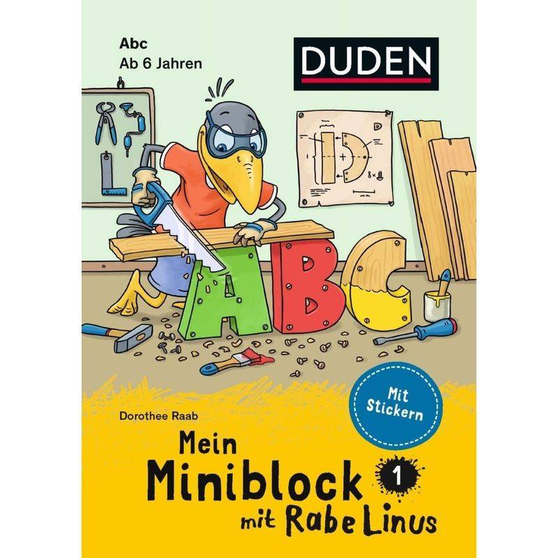 Mein Miniblock Mit Rabe Linus - Abc - Dorothee Raab, Kartoniert (TB) von Duden