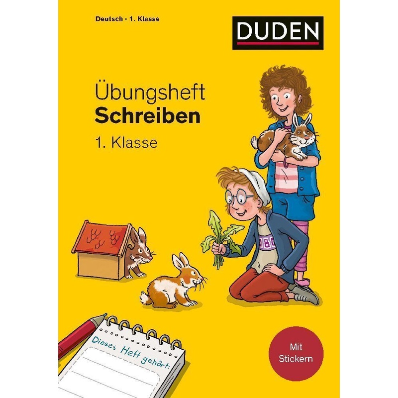 Übungsheft - Schreiben 1. Klasse - Susanne Mertens, Kartoniert (TB) von Duden
